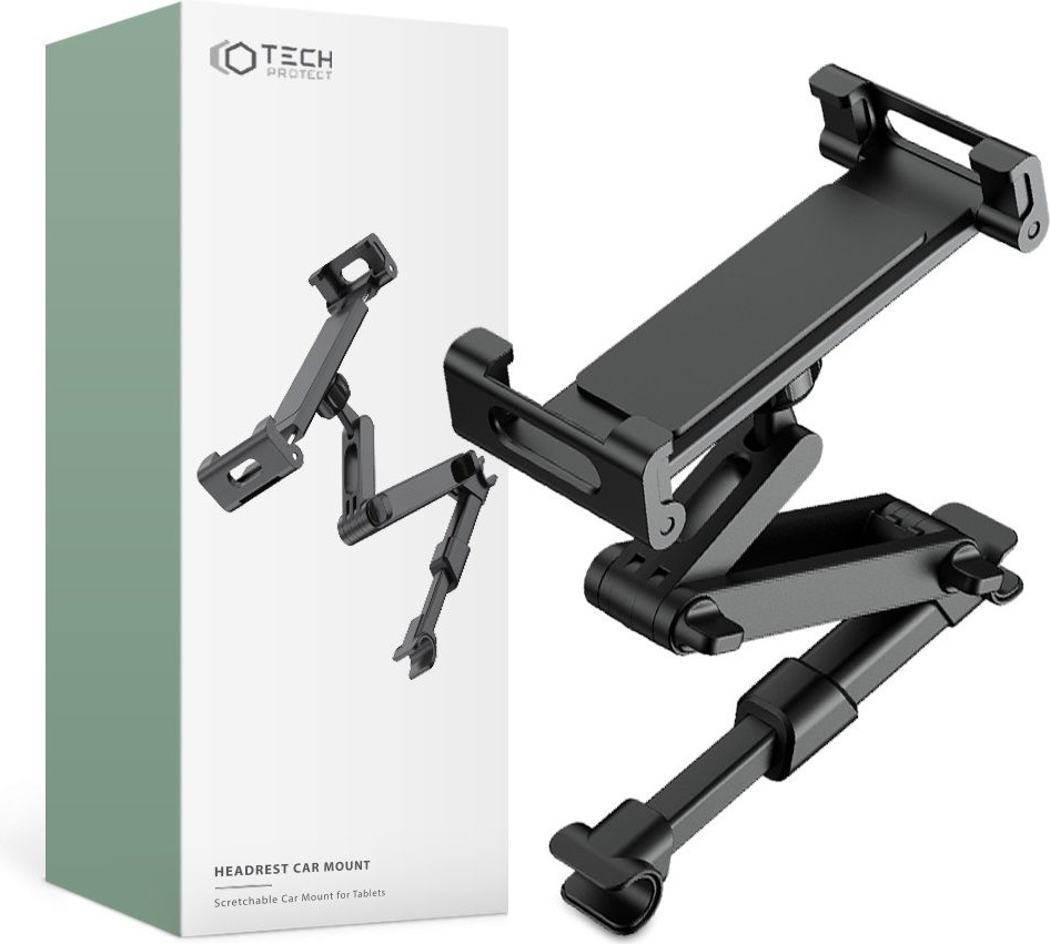 Tech-Protect Stretchable Headrest Car Mount Black