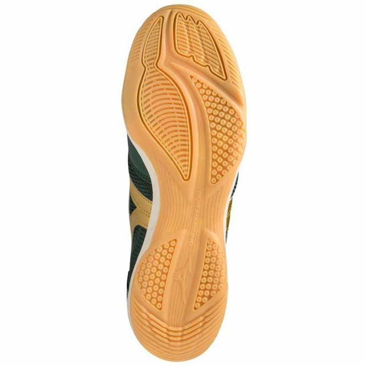 Adult's Indoor Football Shoes Mizuno Mrl Sala Club IN Green Golden Adult's Indoor Football Shoes Mizuno Mrl Sala Club IN Green Golden