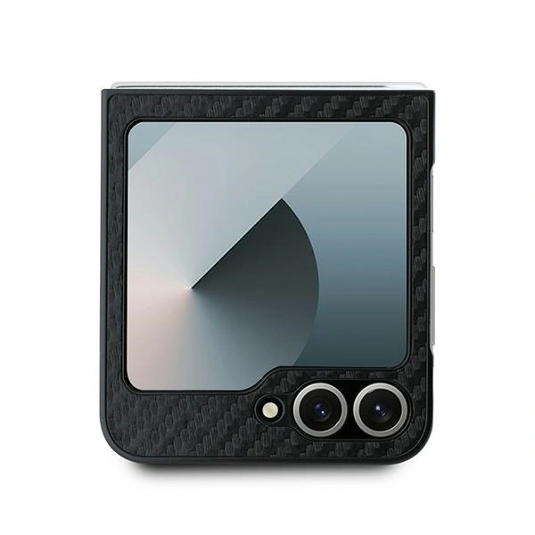 Case BMW BMHCZF623PUDTK Samsung Galaxy Z Flip6 hardcase Carbon Tricolor black/black