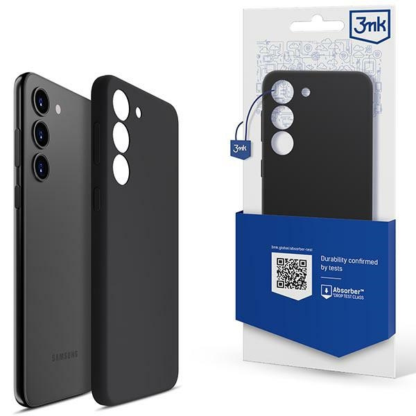 Case 3MK Silicone Case Samsung Galaxy S23 black/black