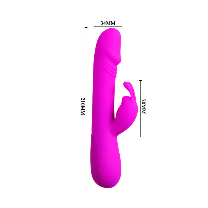 PRETTY LOVE FLIRTATION - CLEMENT VIBRATOR WITH RABBIT