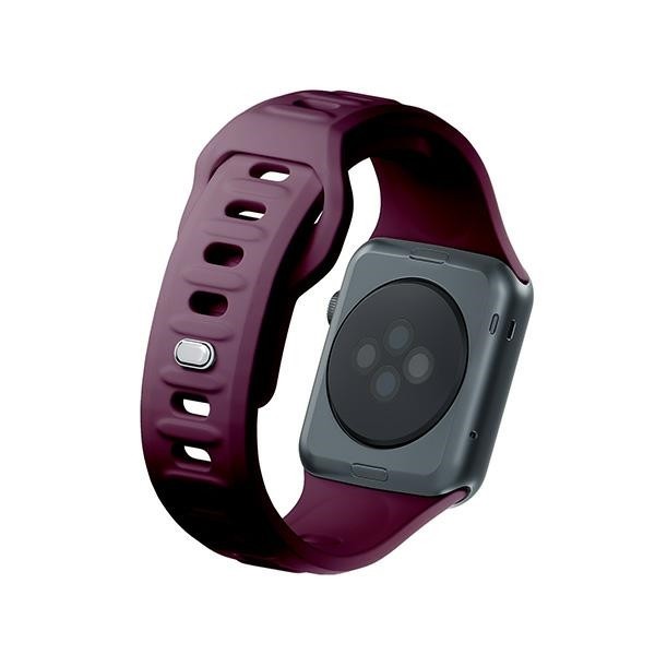 3MK Silicone Watch Strap Apple Watch 4/5/6/7/SE/8/9 40/41mm mulberry
