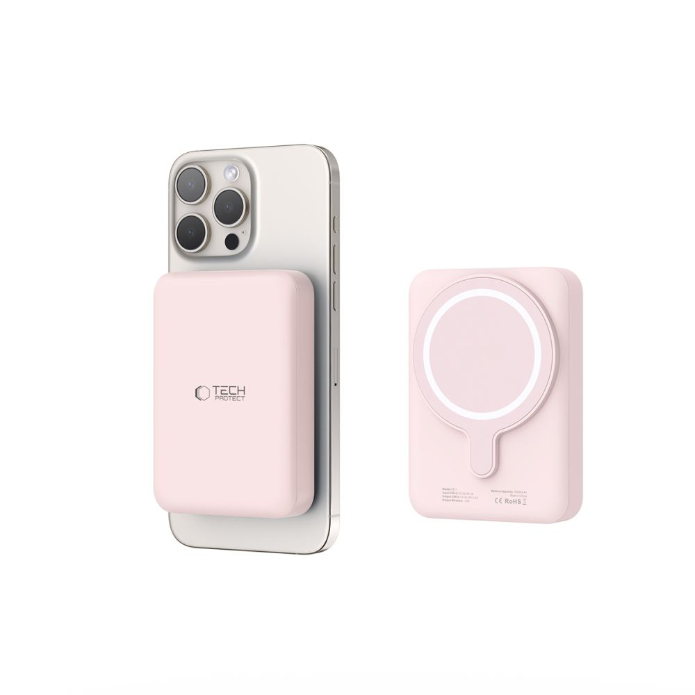 Tech-Protect PB11 Lifemag MagSafe powerbank 10000mAh Pink