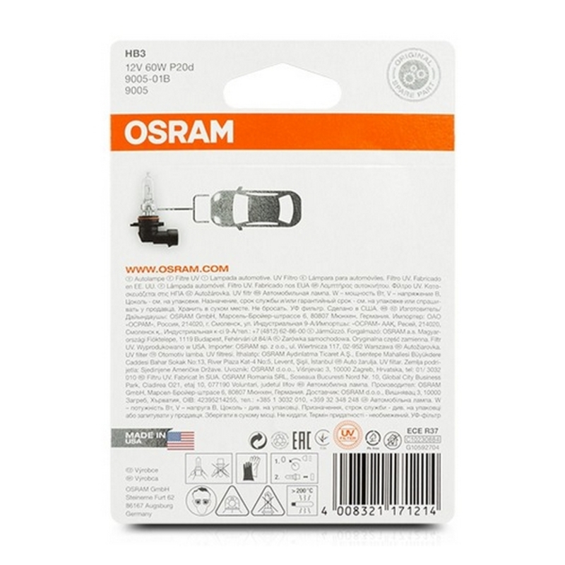 Car Bulb OS9005-01B Osram OS9005-01B HB3 60W 12V