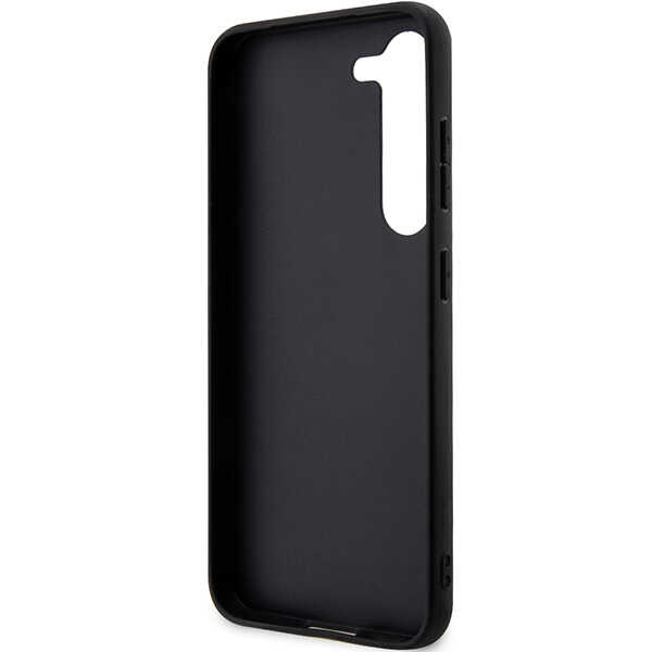 Karl Lagerfeld KLHCS23MSAKLHPK Samsung Galaxy S23+ Plus hardcase black Saffiano Mono Metal Logo