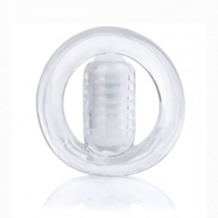 SCREAMING O - GO Q VIBE TRANSPARENT VIBRATOR RING