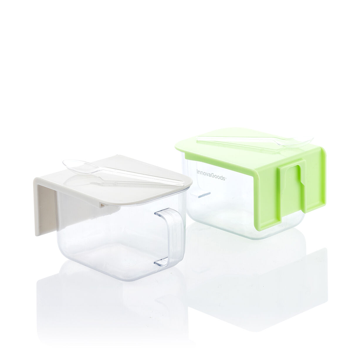 Removable Adhesive Kitchen Containers Handstore InnovaGoods Pack of 2 units Removable Adhesive Kitchen Containers Handstore InnovaGoods Pack of 2 units