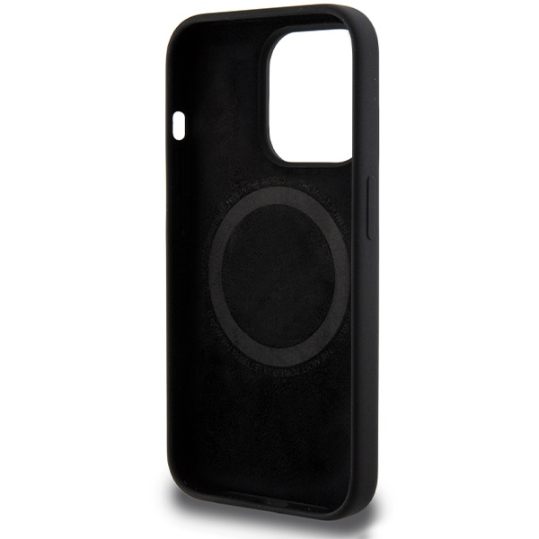BMW BMHMP15L22SMPK Apple iPhone 15 Pro hardcase M Silicone Pattern MagSafe black