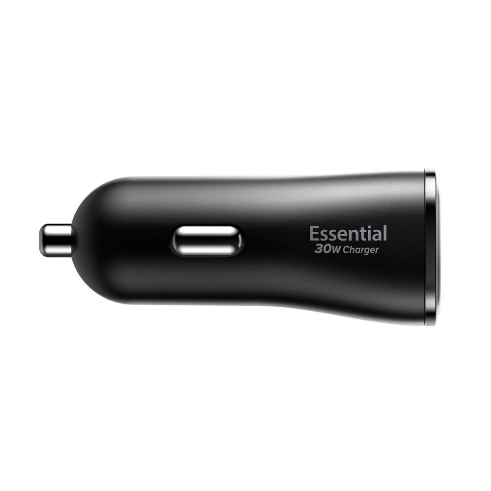 Spigen Essential EV302 2-port USB-A Car Charger 30W Black