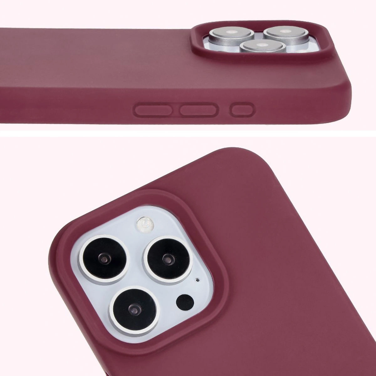 Bizon Soft Case Apple iPhone 16 Pro Max dark purple
