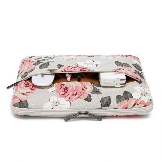 Canvaslife Sleeve Bag 13-14 inch Blue Camellia