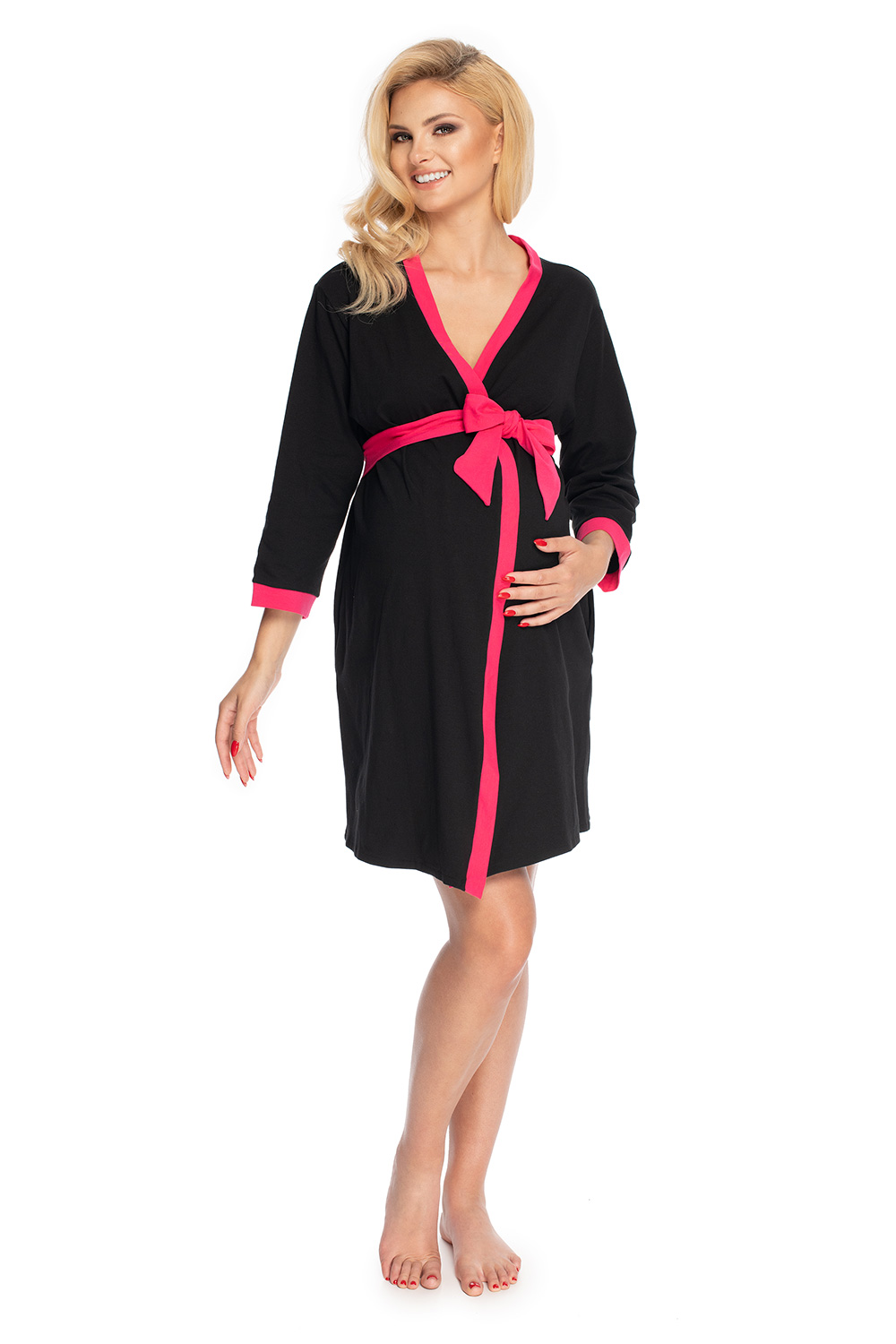  Bathrobe model 147503 PeeKaBoo  black