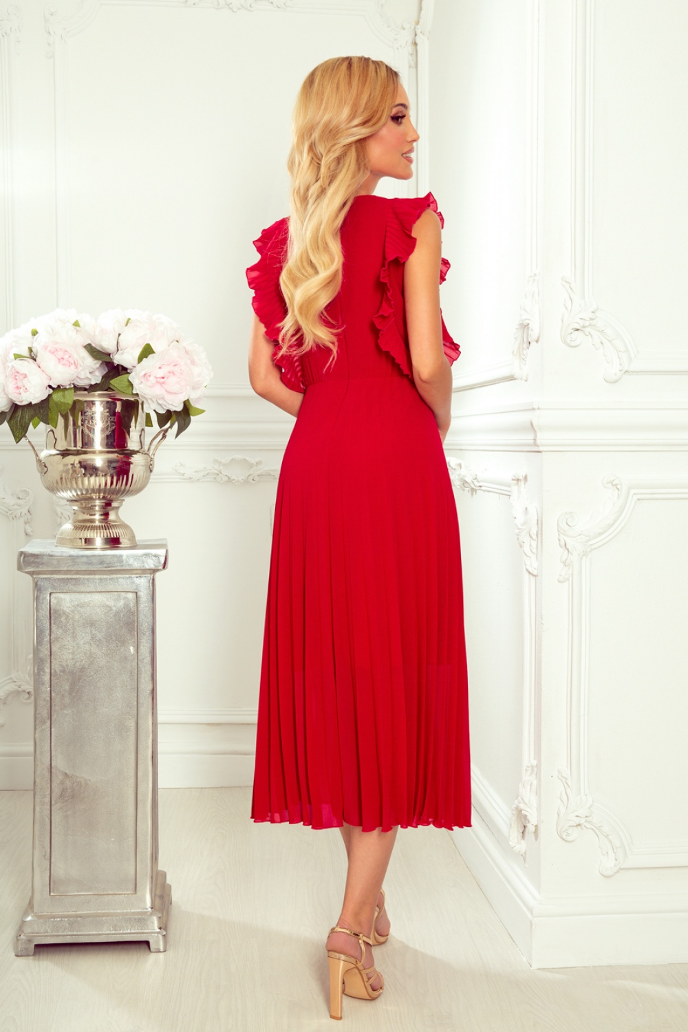 Sukienka Model Emily 315-3 Red - Numoco Czerwony Damska