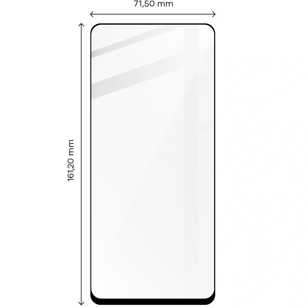 Bizon Glass Edge 2 Samsung Galaxy XCover 6 Pro black