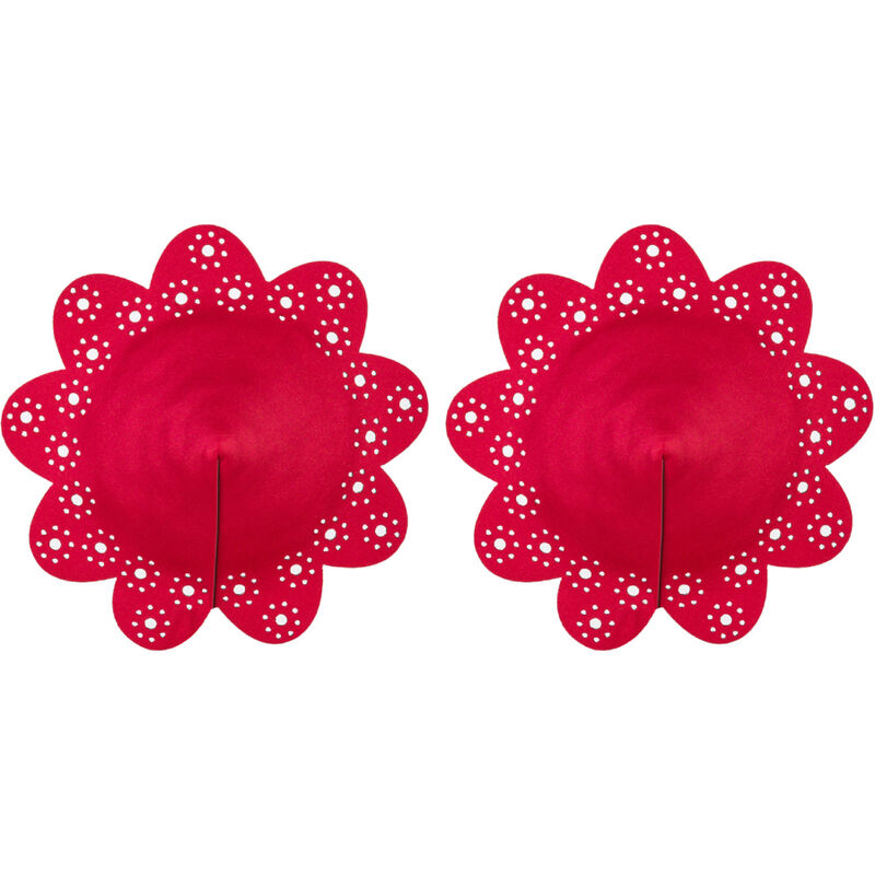 OBSESSIVE - A770 RED NIPPLE COVERS ONE SIZE