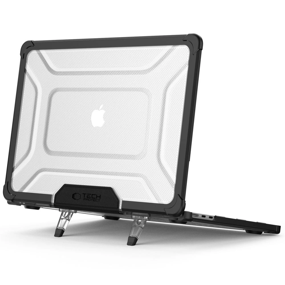 Etui Tech-Protect Smartshell Pro Apple MacBook Air 13” (M2/M3/M4) 2023-2025 Black/clear