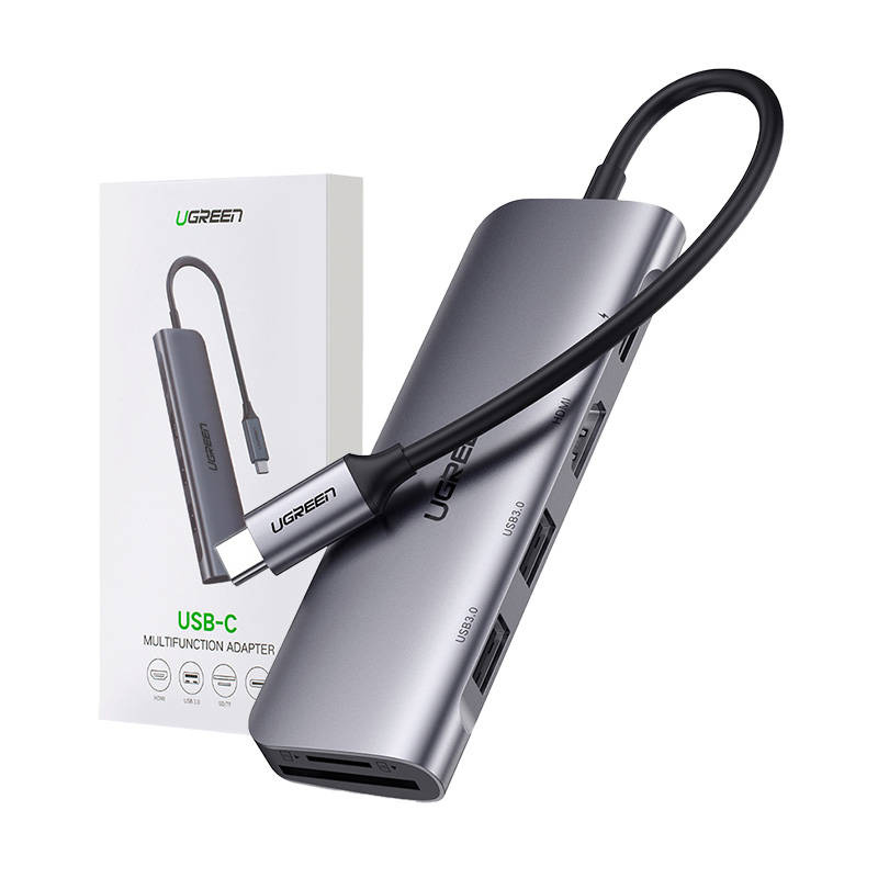UGREEN CM195 hub USB-C to HDMI, 2xUSB-A 3.0, SD/TF, PD
