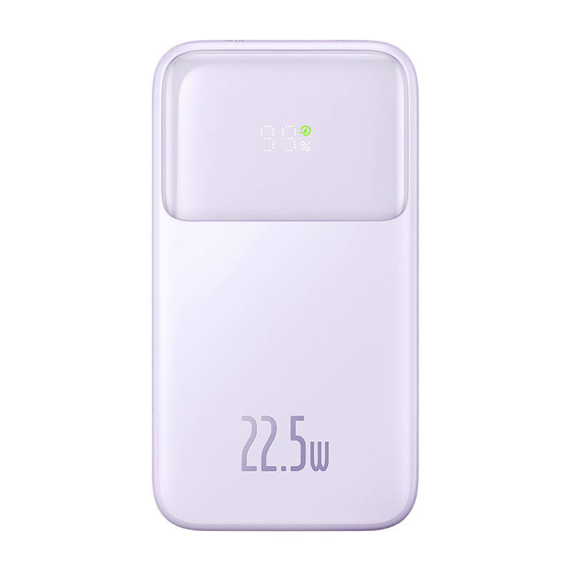 Baseus Comet Powerbank 10000mAh 22.5W + USB-A/USB-C Cable (purple)