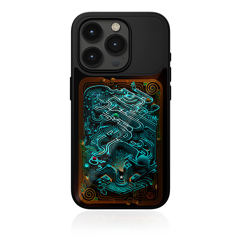 STM Reveal Warm MagSafe Apple iPhone 15 (Black Realm)