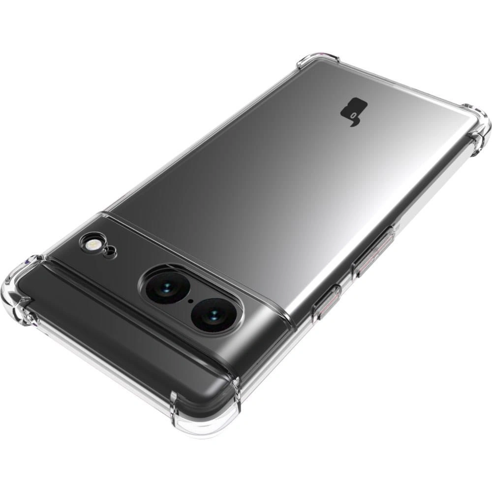 Bizon Case Clear Pack case + 2x screen glass Google Pixel 7 clear