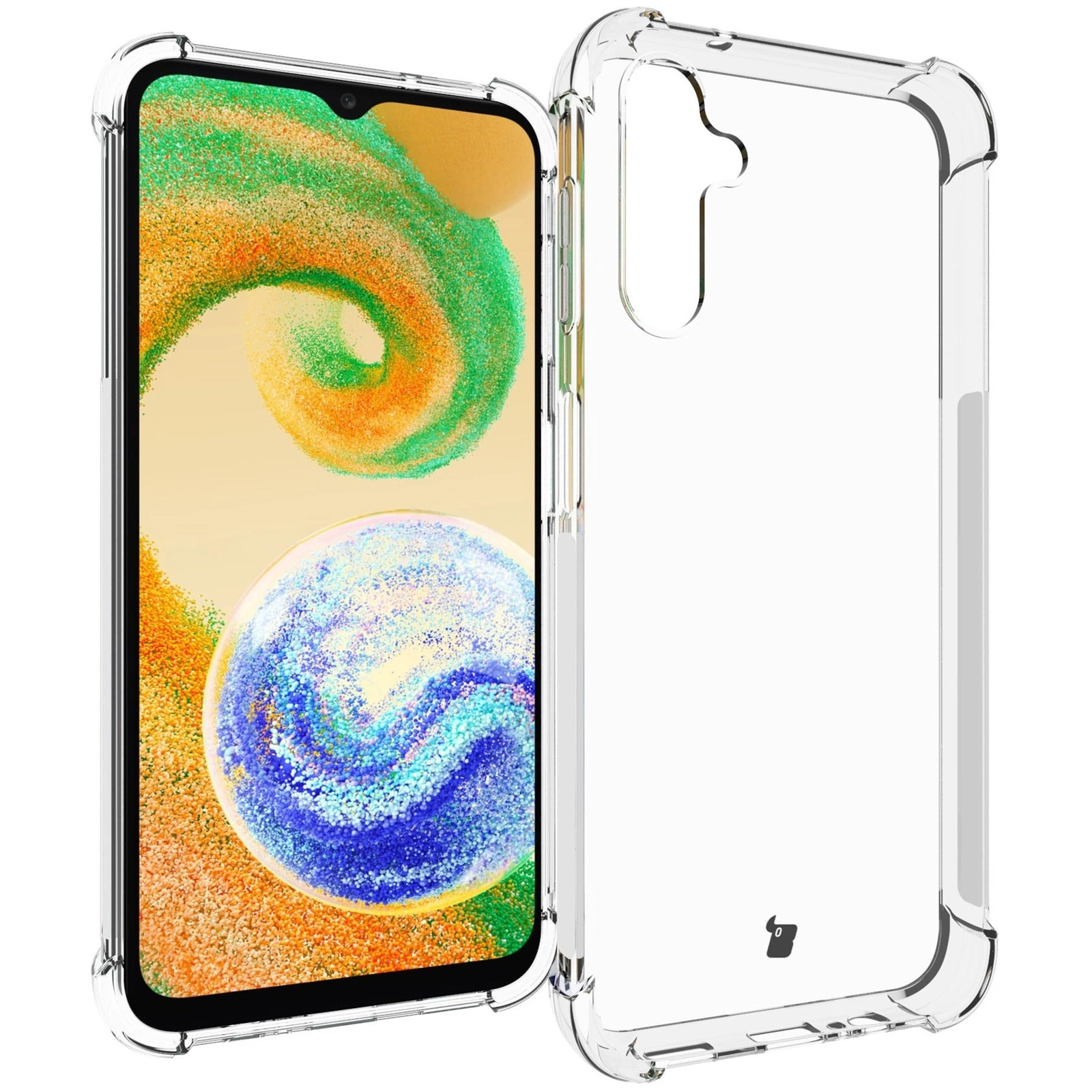 Bizon Case Clear Pack case + 2x screen glass + lens glass Samsung Galaxy A14 4G/5G clear