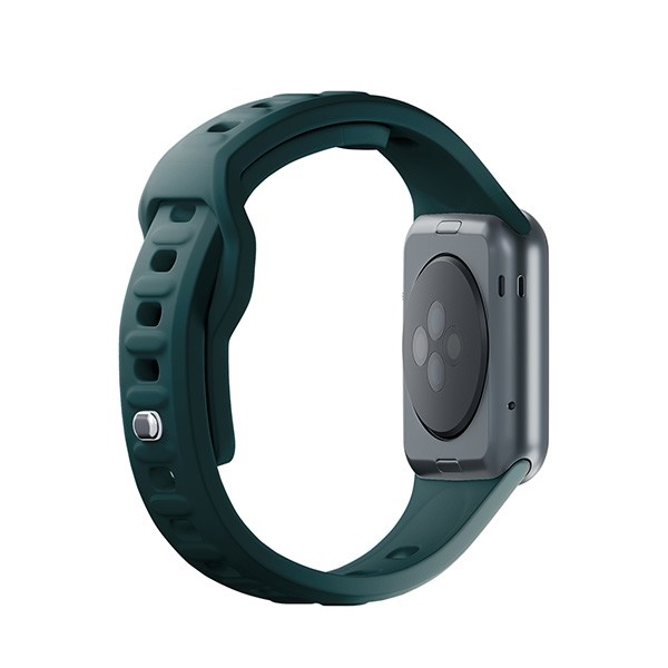 3MK Silicone Watch Strap Apple Watch 4/5/6/7/SE/8/9 40/41mm evergreen
