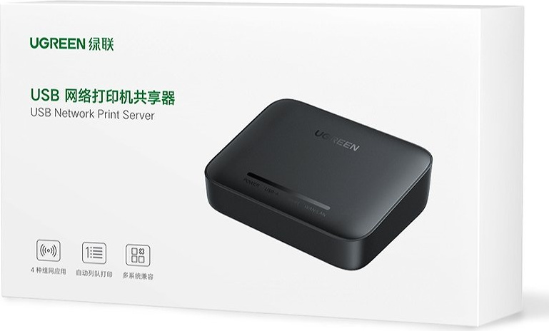 UGREEN CM428 Wireless Printer Adapter Black