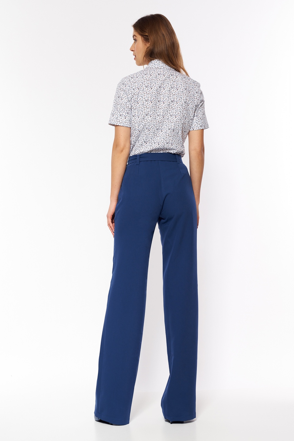  Women trousers model 163403 Nife  navy blue