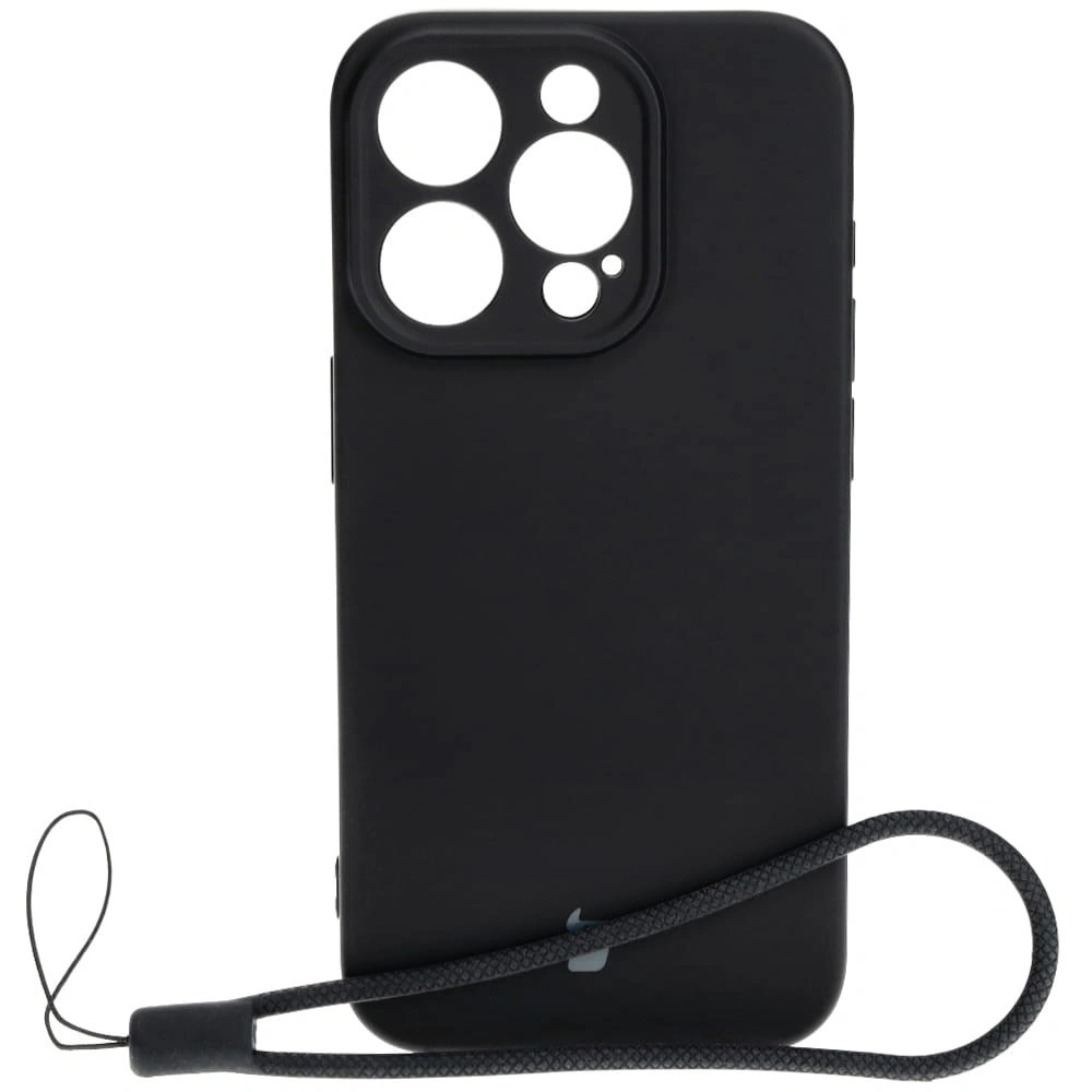 Bizon Case Silicone Apple iPhone 15 Pro black