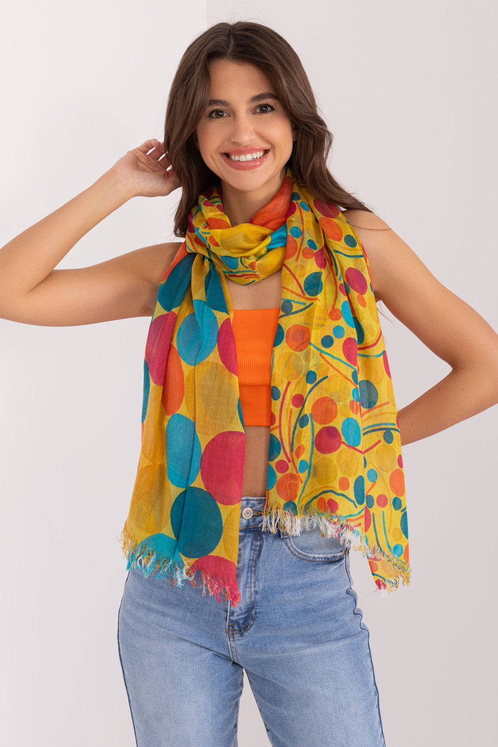  Neckerchief model 193168 AT  yellow