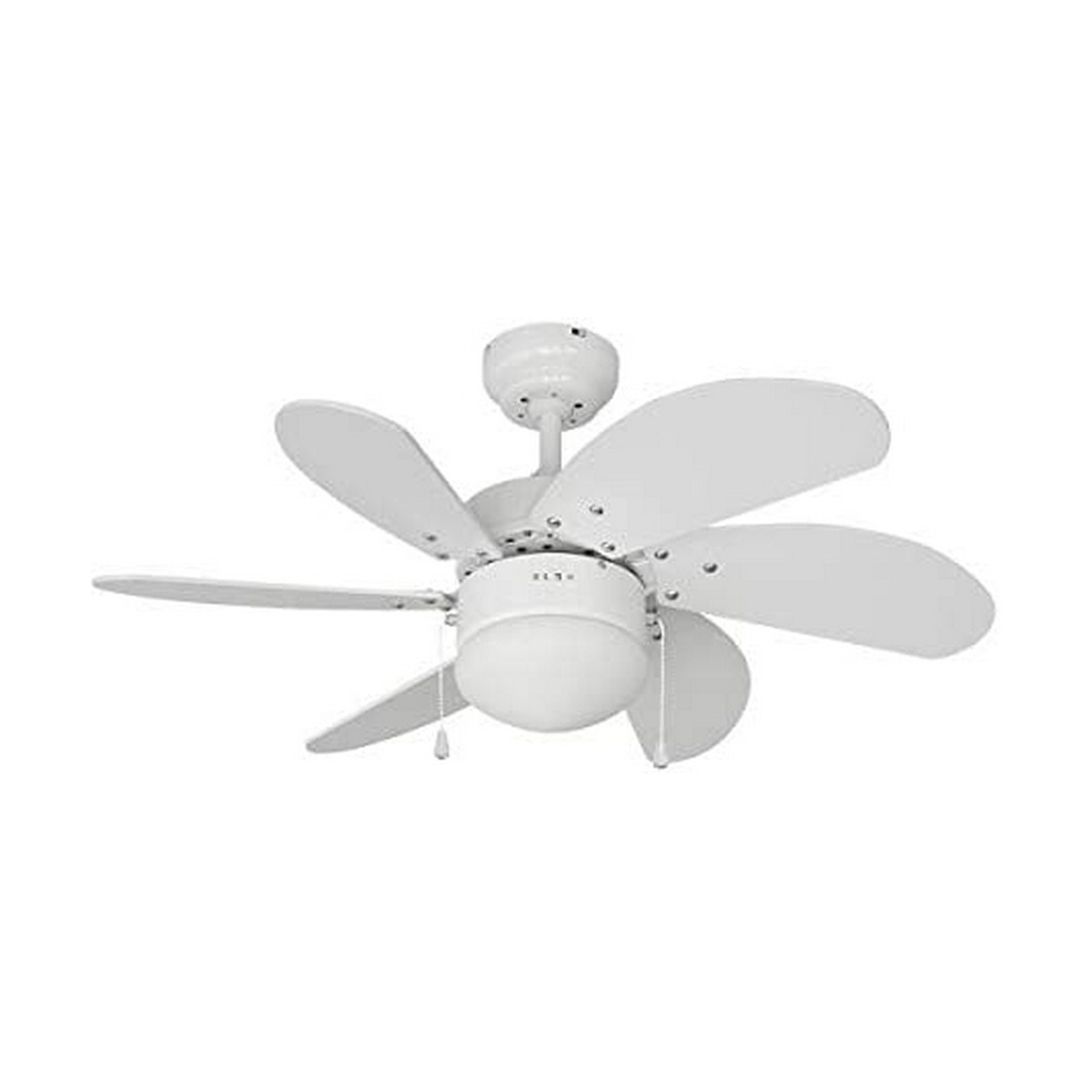 Ceiling Fan with Light EDM Aral White 50 W