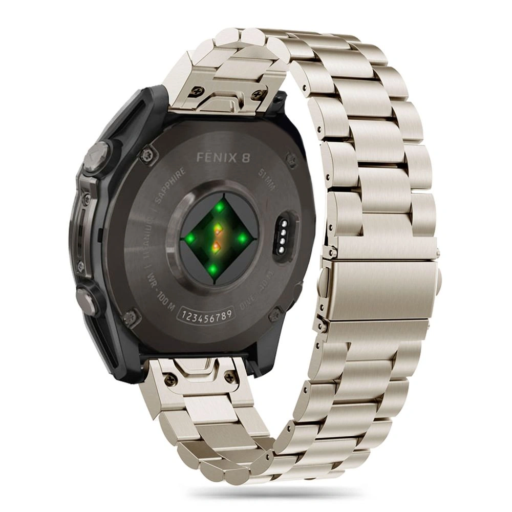 Tech-Protect Stainless Garmin Fenix 5x / 5x Plus / 6x / 6x Pro / 7x / 8 51mm Titanium