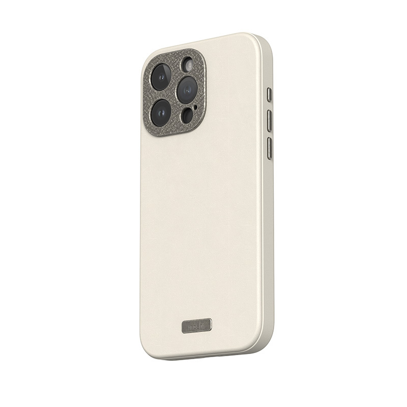 Moshi Napa MagSafe Apple iPhone 15 Pro (Eggnog White)