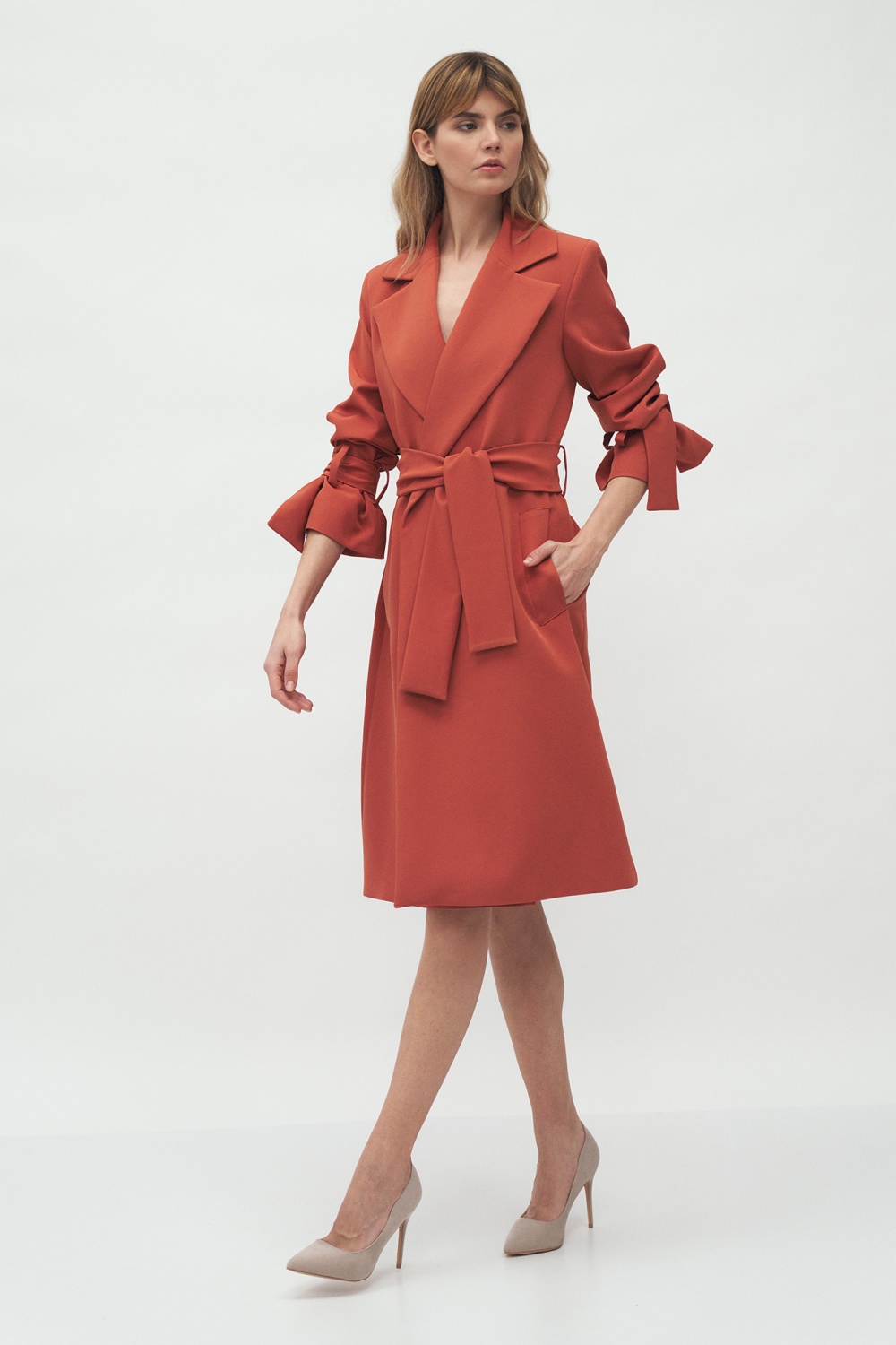  Coat model 153705 Nife  red