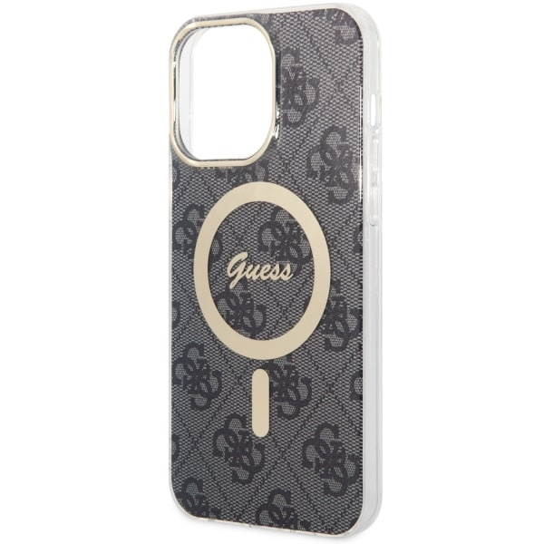 Guess GUHMP14XH4STK Apple iPhone 14 Pro Max black hardcase 4G MagSafe