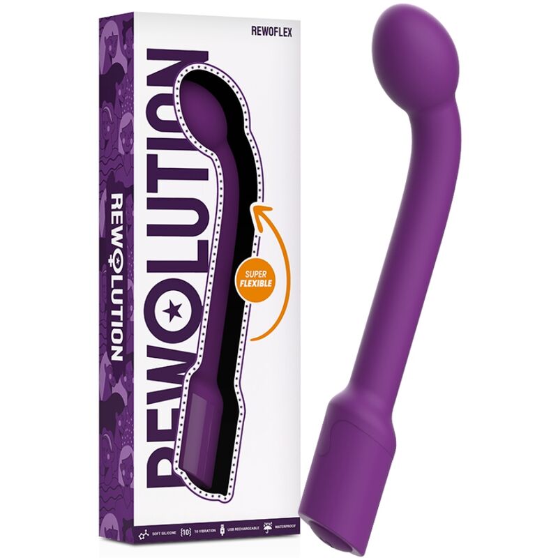 REWOLUTION REWOFLEX FLEXIBLE G-POINT STIMULATOR VIBRATOR