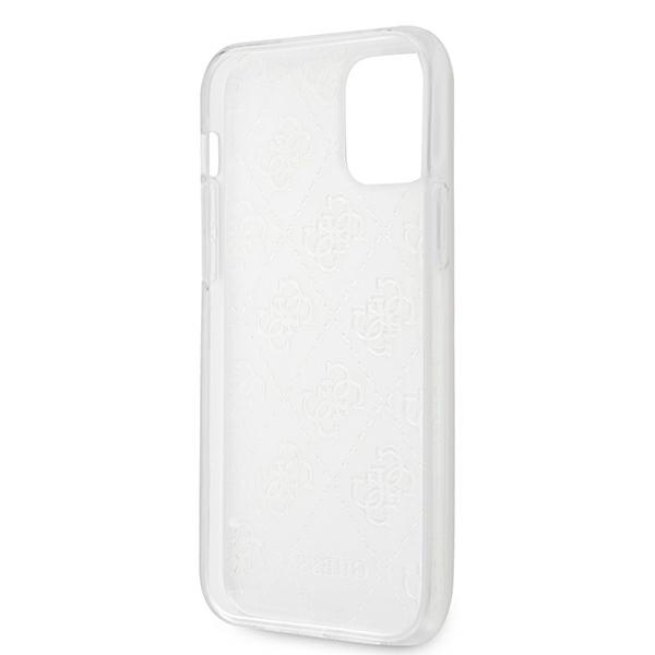 Guess GUHCP12M3D4GTR Apple iPhone 12/12 Pro transparent hardcase 4G 3D Pattern Collection