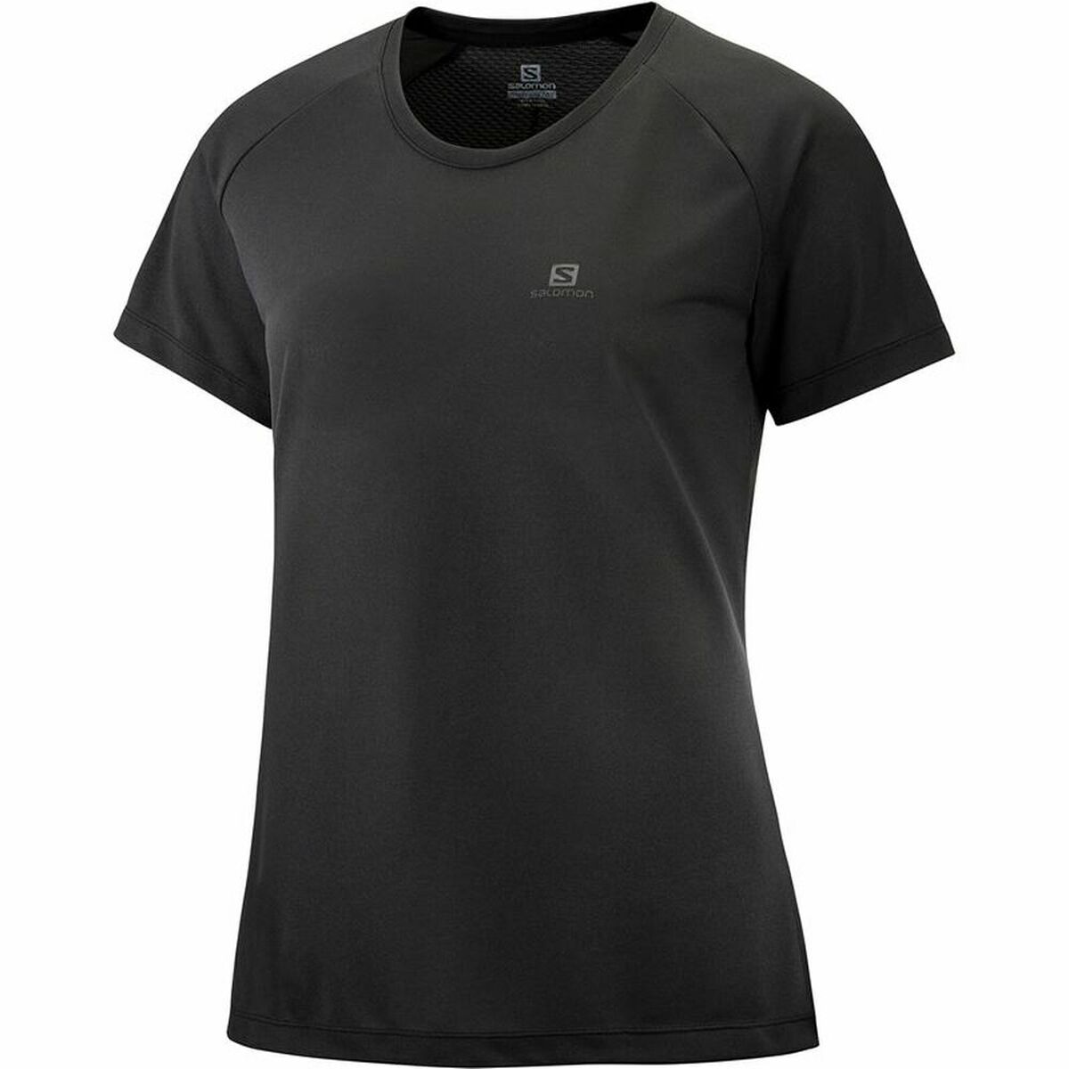 Women’s Short Sleeve T-Shirt Salomon Cross Rebel Black
