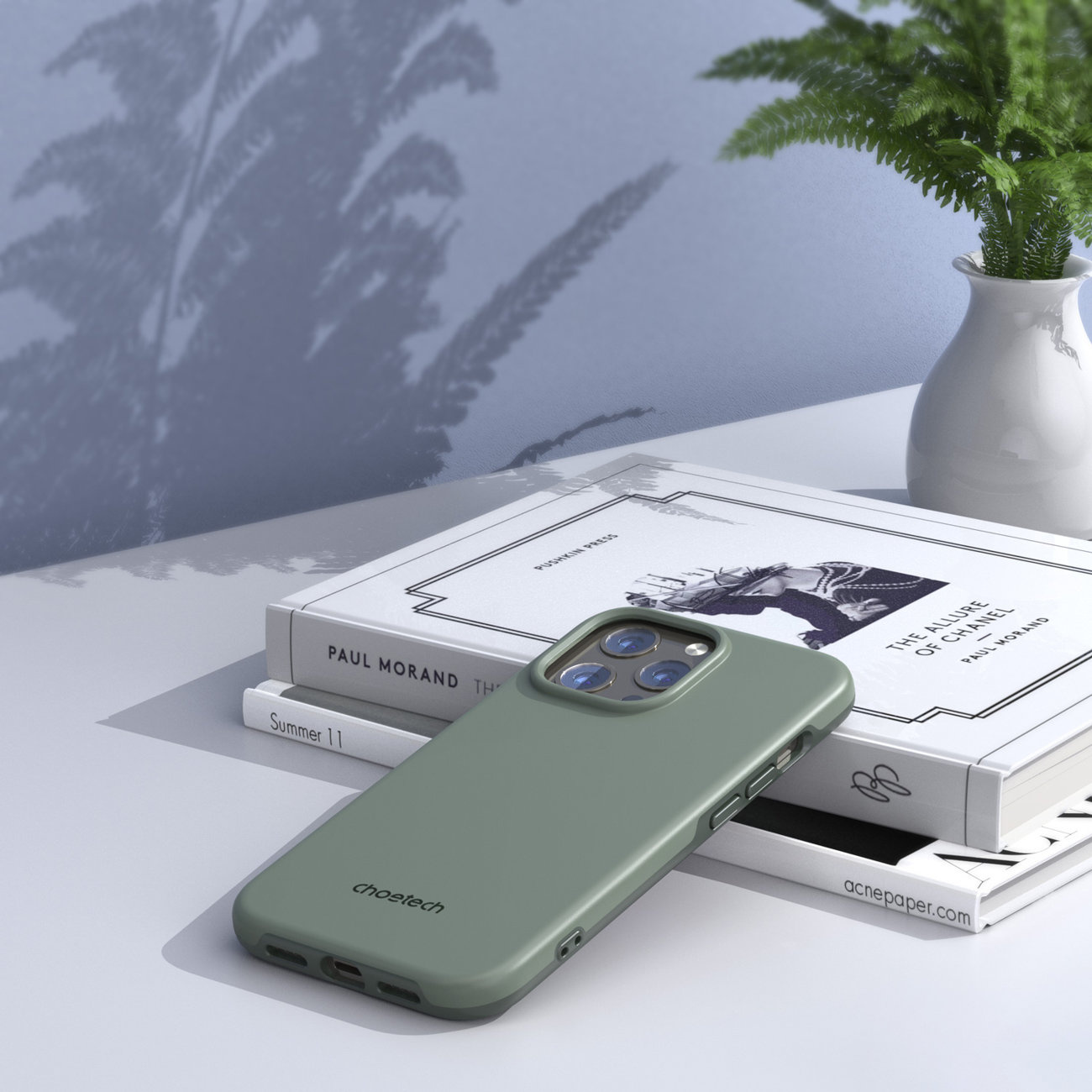 Choetech PC0114-MFM-GN MFM Anti-drop Apple iPhone 13 Pro Max green