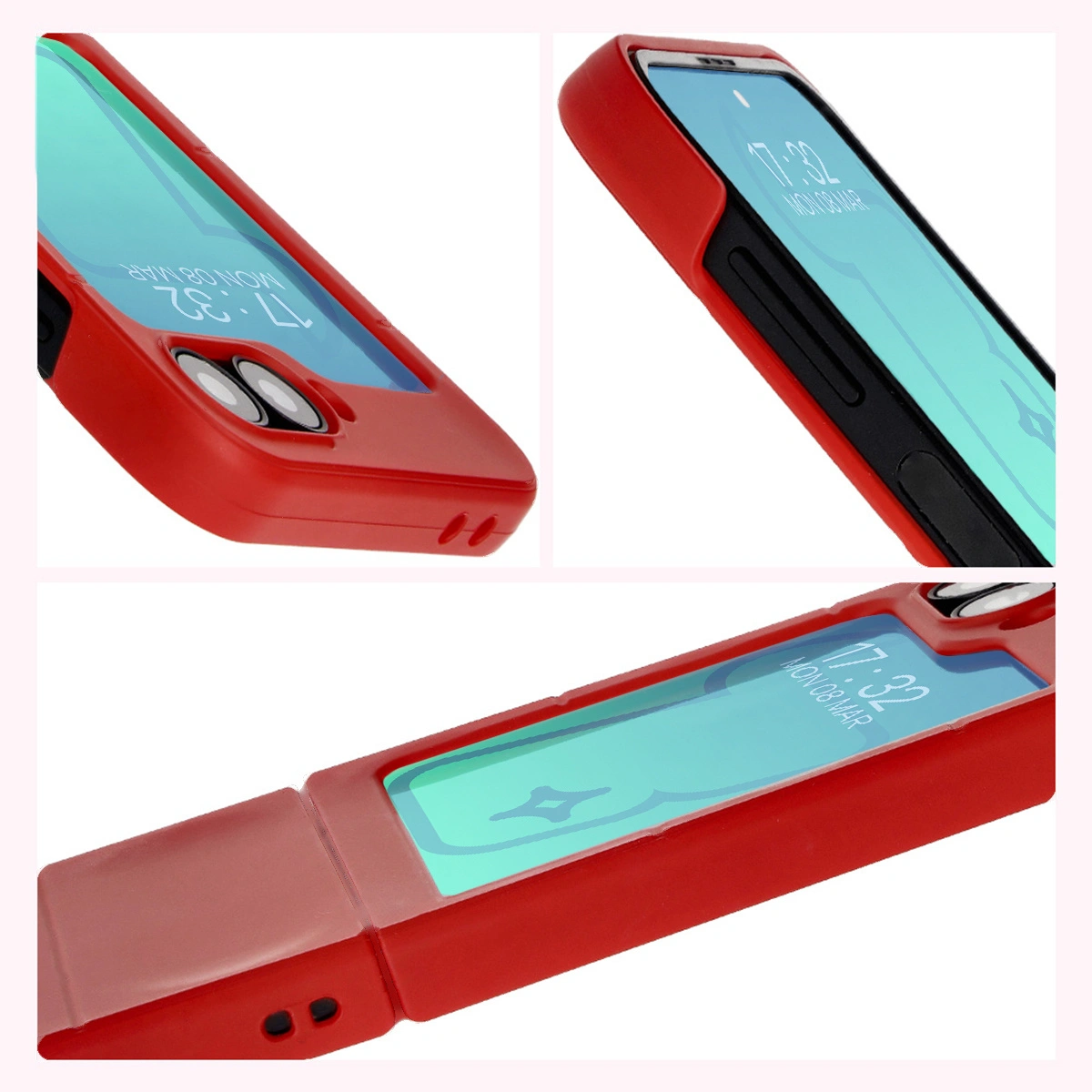 Bizon Case Tur Samsung Galaxy Z Flip6 red