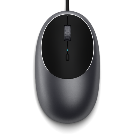 Satechi C1 USB-C Wired Mouse (space gray)