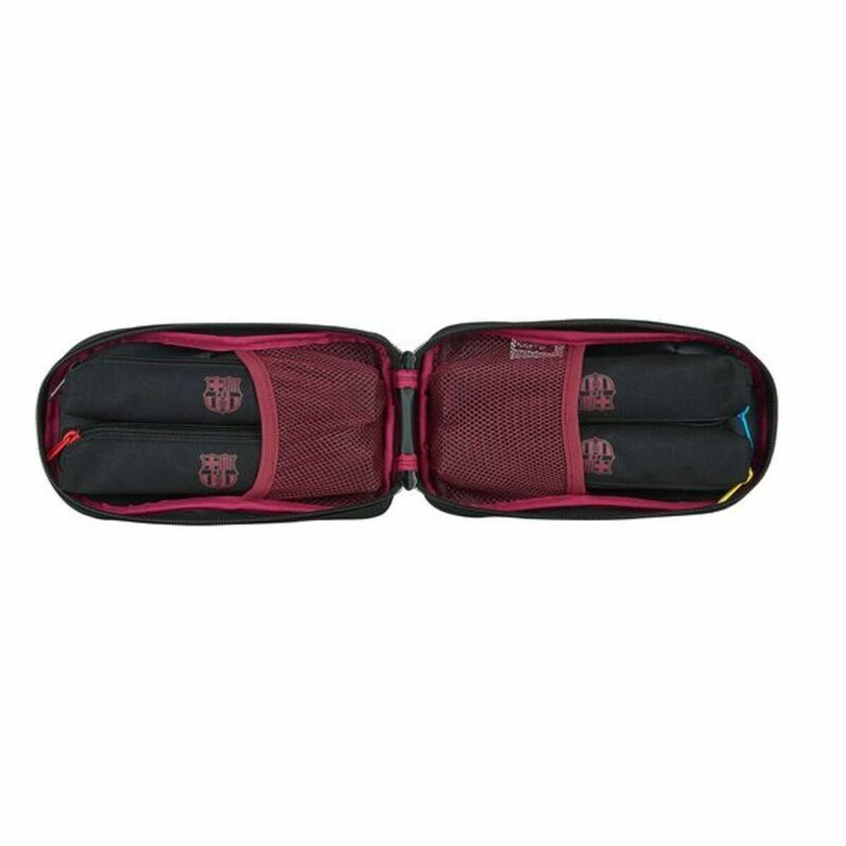 Rucksack mit Federtaschen F.C. Barcelona Schwarz