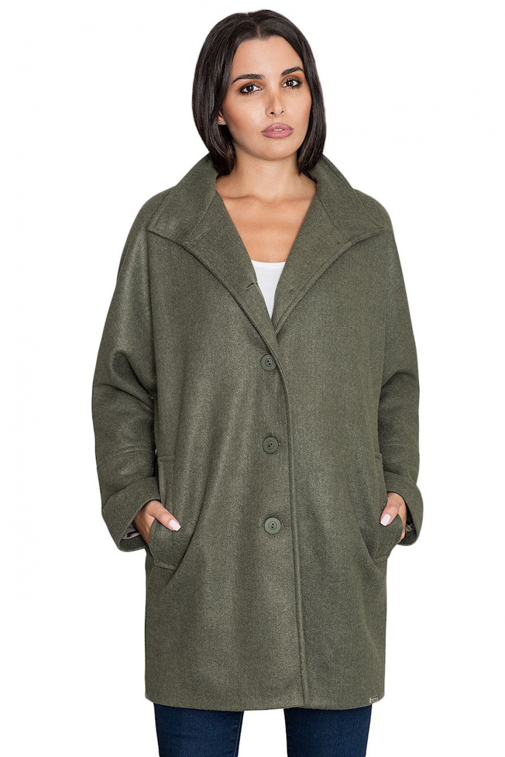  Coat model 111017 Figl  green