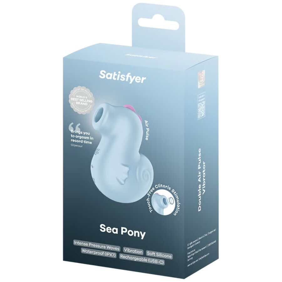 SATISFYER - SEA PONY VIBRATOR & AIR PULSE STIMULATOR