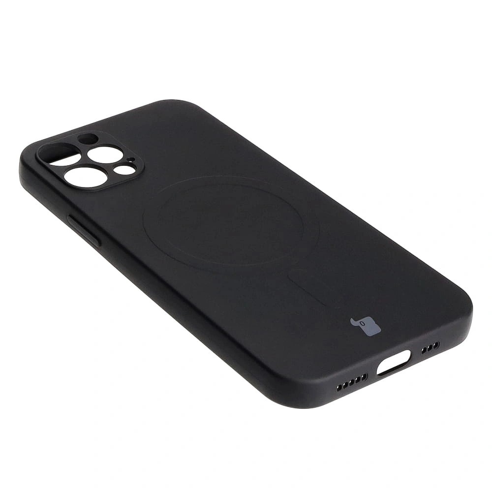 Bizon Case Silicone Magnetic Apple iPhone 12 Pro black