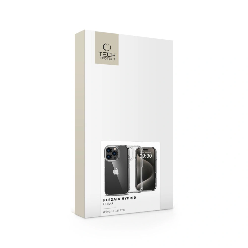 Case Tech-Protect Flexair Hybrid Apple iPhone 16 Pro Clear