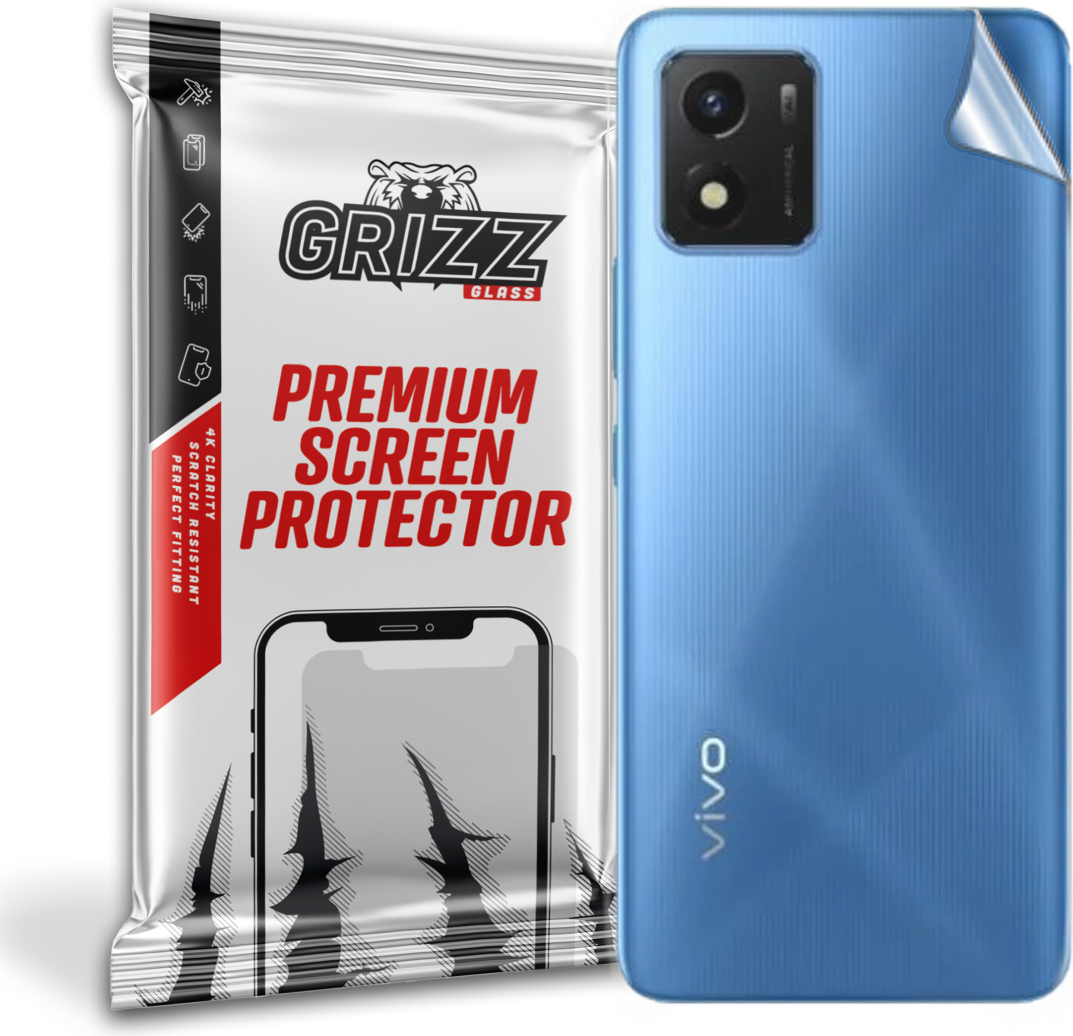 GrizzGlass SatinSkin Vivo Y01