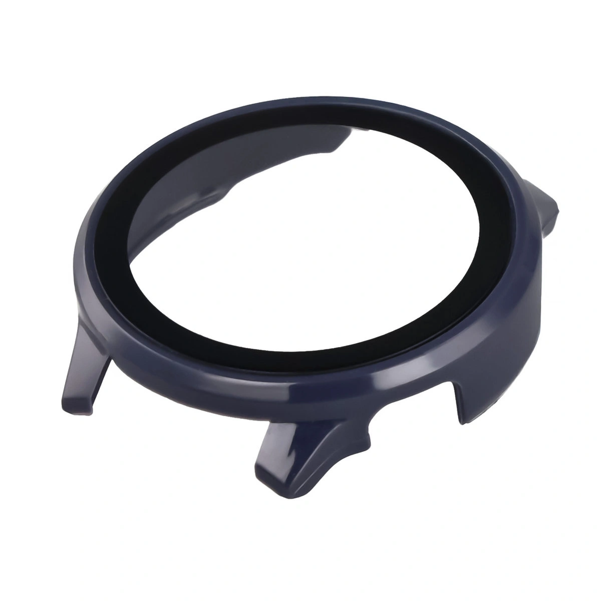 Etui ze szkłem do zegarka Bizon Case+Glass Watch do Garmin Venu 4 41mm ciemnoniebieskie