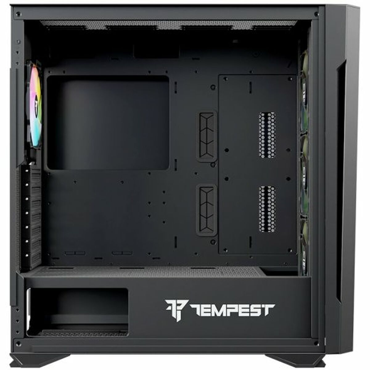 ATX Semi-tower Box Tempest Bastion  Black