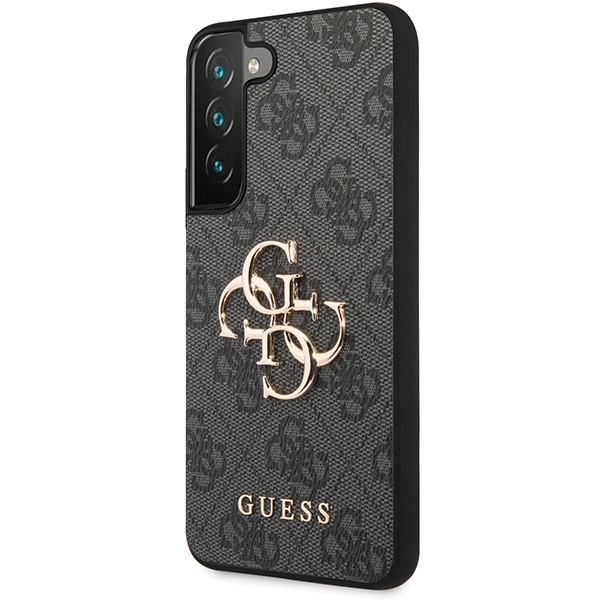 Guess GUHCS23S4GMGGR Samsung Galaxy S23 grey hardcase 4G Big Metal Logo